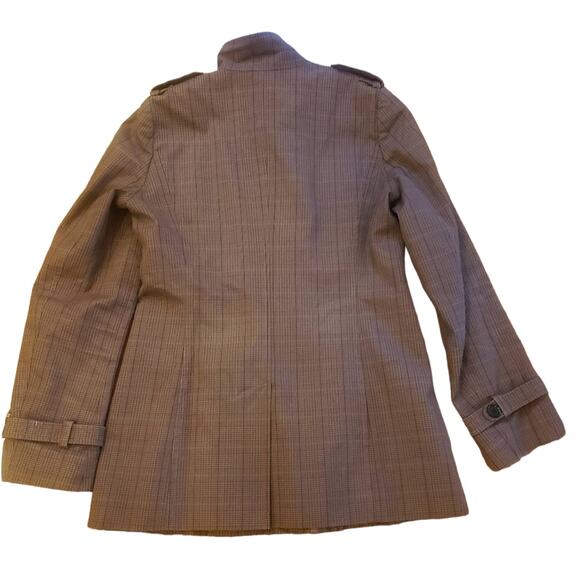 Dolce & Gabbana brown plaid peacoat size US 8 - Picture 3 of 7